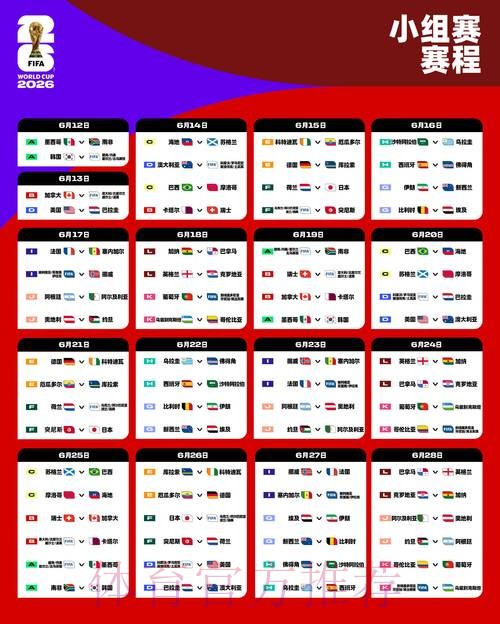 2026世界杯每日赛程哪个平台好 2026世界杯每日赛程哪个平台好